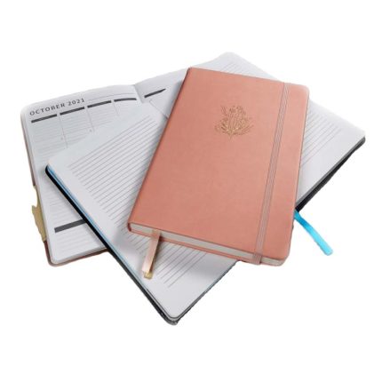Premium Thicker Paper A5 Dotted Grid  2022 2023 Elastic band Custom Dotted HardcoverJournal  Planner Notebook