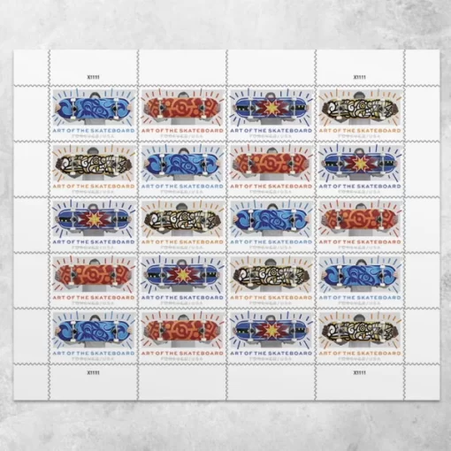 Art of the Skateboard Forever Stamps - Image 2