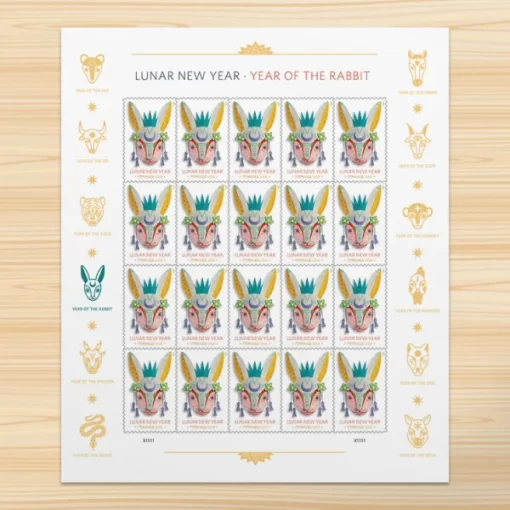 Lunar New Year: Year of the Rabbit Forever Stamps - Image 2