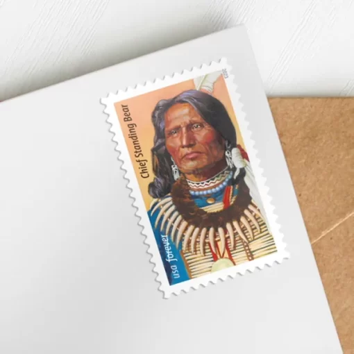 Chief Standing Bear Forever Stamps - Image 2