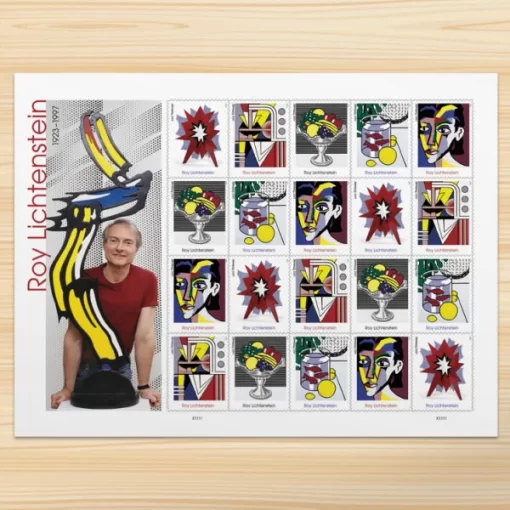 Roy Lichtenstein Forever Stamps - Image 2