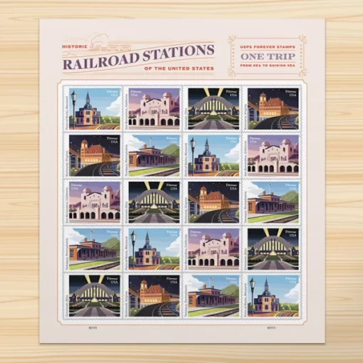 Railroad Stations Forever Stamps - Image 2