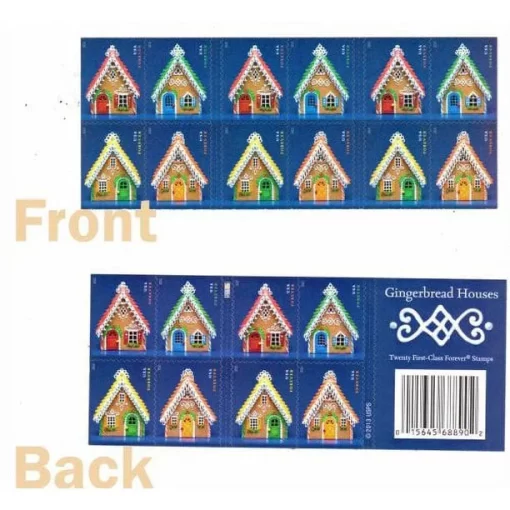 Contemporary Christmas: Gingerbread Houses Forever Stamps - Image 2