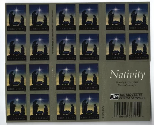 Traditional Christmas: Nativity Forever Stamps - Image 2