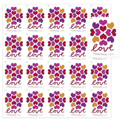 Hearts Blossom Forever Stamps - Image 2