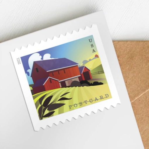 Barns Postcard Forever Stamps - Image 2