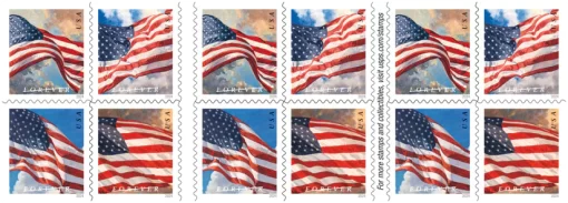 2024 U.S. Flags Forever First Class Postage Stamps - Image 4