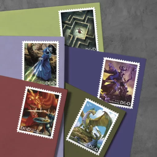 2024 Dungeons & Dragons Stamps Forever First Class Postage Stamps - Image 3