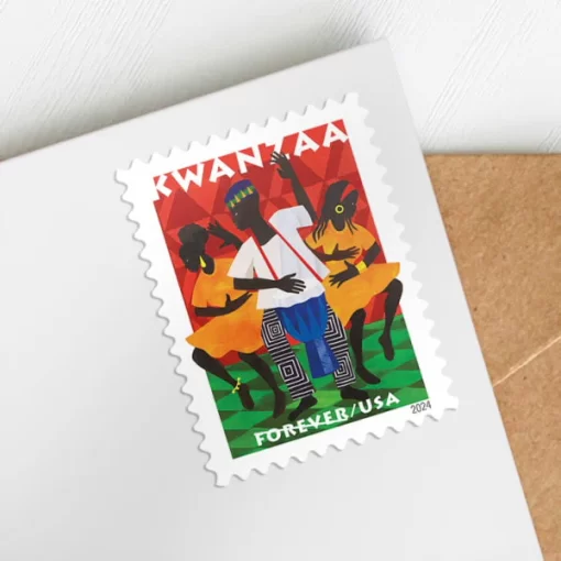 2024 Kwanzaa Forever First Class Postage Stamps - Image 2