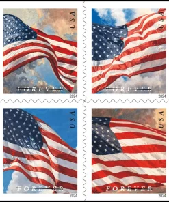 2024 U.S. Flags Forever First Class Postage Stamps