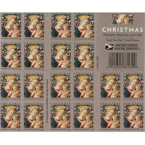 Florentine Madonna And Child Forever Stamps - Image 2