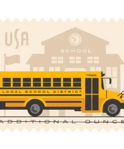 2023 School Bus forever stamps