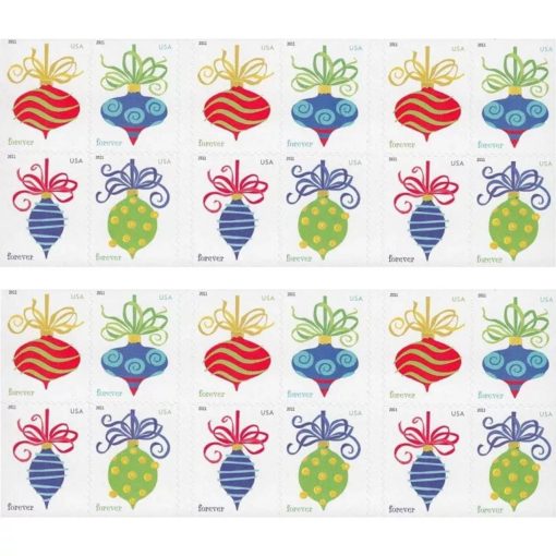 Holiday Baubles 2011 Forever Stamps - Image 2