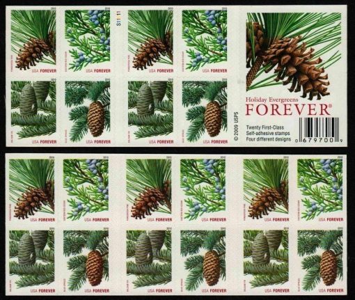 2010 Holiday Evergreens Forever First Class Forever Stamps - Image 3