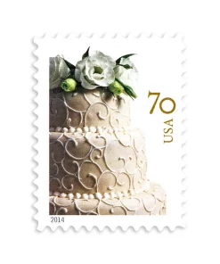 2014 Wedding Series: Wedding Cake First Class Postage Stamps
