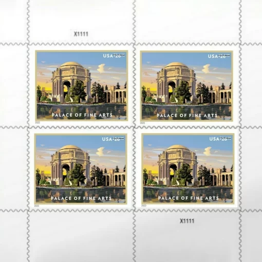 2022 Palace of Fine Arts Express Priority Stamps - Image 3