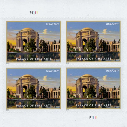 2022 Palace of Fine Arts Express Priority Stamps - Image 2