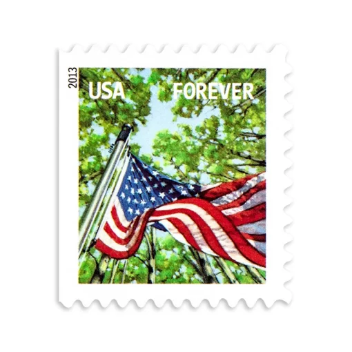 2013 A Flag for All Seasons Forever First Class Postage Stamps - Image 2