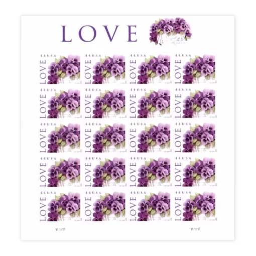 2010 Love stamp – Purple Orchid – 44 cents - Image 2