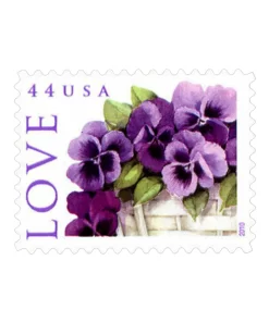 2010 Love stamp – Purple Orchid – 44 cents