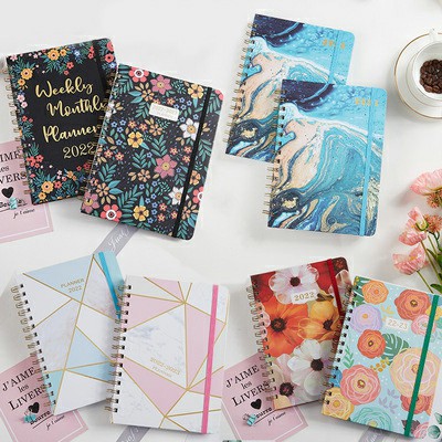 2022 A5 Custom Planner Printing Spiral Budget Planner Supplies Weekly Pray Planner Notebook
