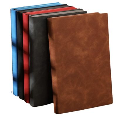 Leather A5 Note Book 100 Pages Business School Office PU Diary Notebook