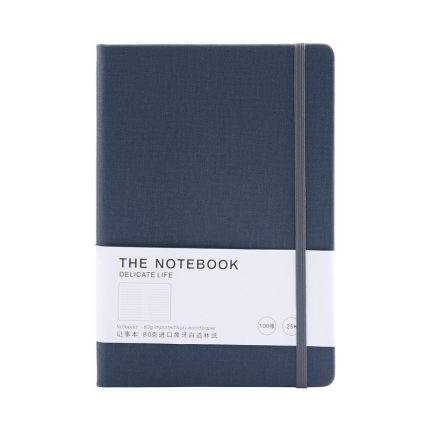 SY603 Office supplies personalized printed logo dotted pu hardcover custom A5 leather notebook