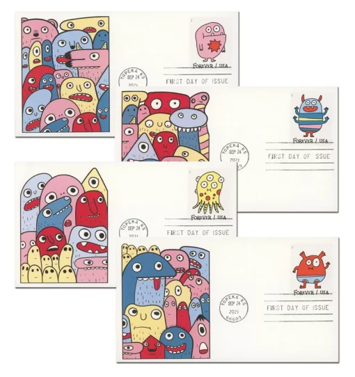 Message Monsters Forever Stamps - Image 3