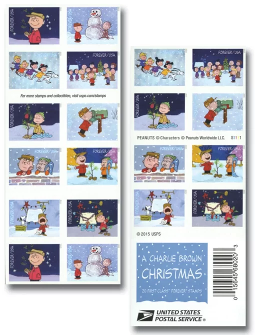A Charlie Brown Christmas Forever Stamps - Image 3