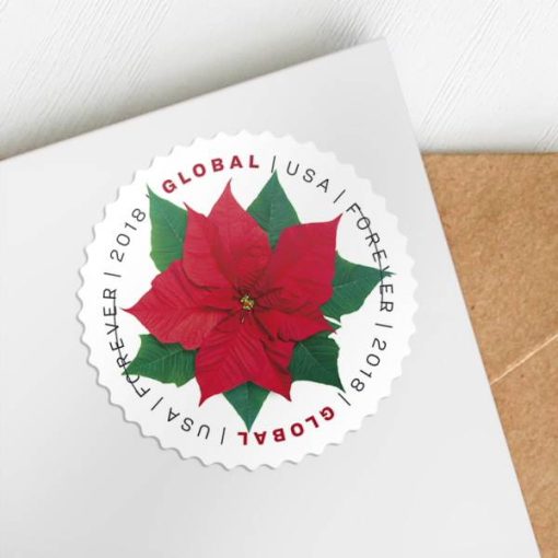 Global: Poinsettia Forever Stamps - Image 3
