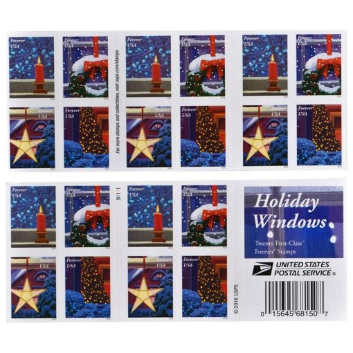 Holiday Windows Forever Stamps - Image 2