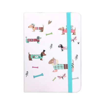 Lovely premium thick paper A5 dot horizontal grid 2022 2023 elastic band custom dot HardcoverJournal Planner notebook