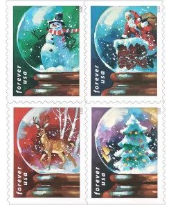 Snow Globes Forever Stamps