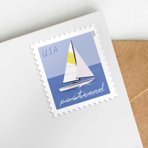 Sailboats Postcard Forever Stamps - Image 4