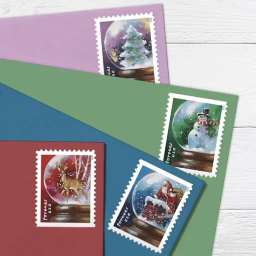 Snow Globes Forever Stamps - Image 4