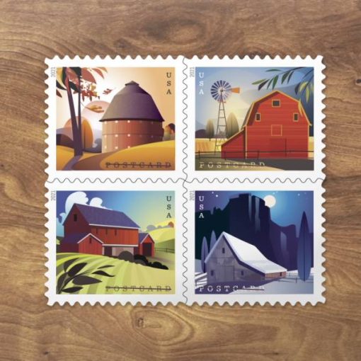 Barns Postcard Forever Stamps - Image 4