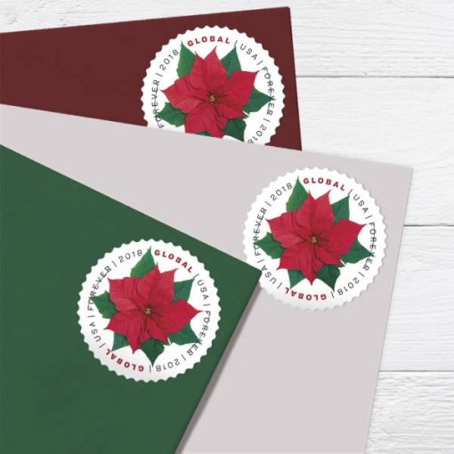 Global: Poinsettia Forever Stamps - Image 4
