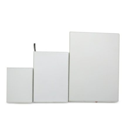 Custom Logo Classic A5 PU Journals A5 A6 hot transfer printing blank notebook for sublimation