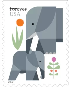 Elephants Forever Stamps
