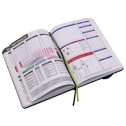 LABON 2022 Daily Planner Calendar A5 Leather Custom Printing Academic Monthly and Weekly Diary Planner