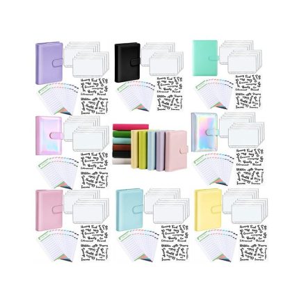 Wholesale Stock A5 A6 PU Leather Journal 6 Ring Binder Notebook in Summer Colors for Girls With Envelopes Sets