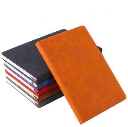 personalized diary custom logo text writing journal paper notebook pu leather school notebook a5