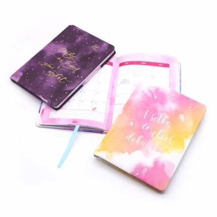 Custom Office Supplies Pu Leather Notebook with Design Mini Pocket Refillable Notebook With Elastic Band