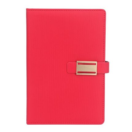 Stock A5 A6 Pu Leather magazine 6 ring bound notebook for business and teaching