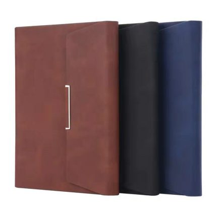 High quality low MOQ  Leather cover A5 notebook corporate giveaway gift journal notepad custom notebook printing