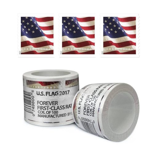 Highly Recommended: $169 for 10 Rolls(1000pcs) - 2017/2018/2019/2022 Flag - Image 2