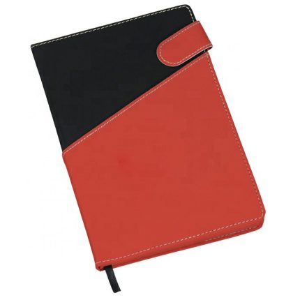 OEM Embossed Logo Print Elastic Band A5 PU Leather Notebooks Customized Agenda Planner Journal Note Books