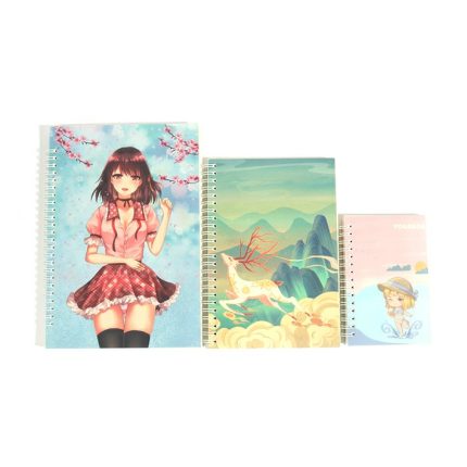 Vograce Customize Print Leather Paper Cute Diary Notebooks Note Book