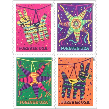Piñatas! Forever Stamps