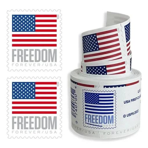 Limited Time Deal: $99.99 for 5 Rolls(500 Forever Stamps) - 2017/2018/2019/2022 Flag - Image 7